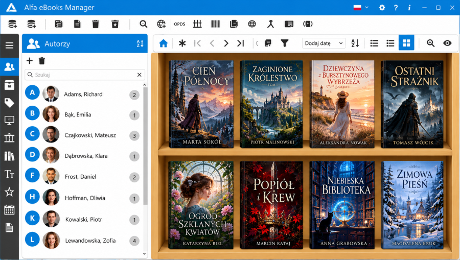 program dla biblioteki e-booków